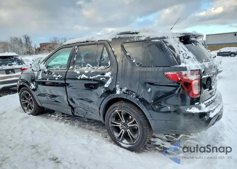 2015 Ford Explorer Sport z USA, uszkodzony, nr VIN 1FM5K8GTXFGA06219